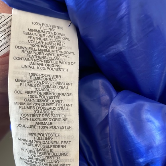 J. Crew Royal Blue Excursion Puffer Vest - Size S - Picture 7 of 7